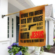 Before You Break Into My House Gun Flag Stand Outside And Get Right With Jesus