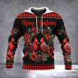 Cardinal Couples And Christmas Wreath Hoodie Funny Christmas Hoodie Gifts For Family