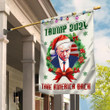 Trump Mugshot Flag ChristmasTake America Back Trump Flag 2024 Never Surrender Merchandise