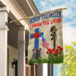 Honor The Fall Thank The Living Veteran Flag Remember Support Veterans Decorations