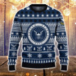 Personalized United States Navy Ugly Christmas Sweater Best Gifts For Navy Veterans
