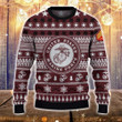 Custom U.S Marine Corps Ugly Christmas Sweater USMC Gifts For Marine Veterans Xmas Ideas