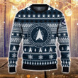 Custom U.S Space Force Ugly Christmas Sweater USSF United States Space Force Holiday Sweater