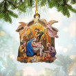 The God Nativity Christmas Ornament Scene Nativity Tree Ornaments Christian Gifts 2023