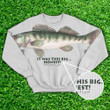 Ask Me How Big It Was Sweater It Was This Big Fish Honest Sweater Unique Gift For Fisherman
