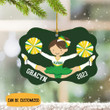 Custom Girl Cheer Ornament Personalized Cheerleader Ornaments 2023 Decoration Gifts