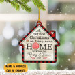 Personalized Our First Christmas In Our New Home Ornament 2023 New Home Christmas Ornament