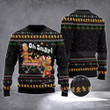 Oh Snap Gingerbread Ugly Christmas Sweater Cute Gingerbread Man Ugly Christmas Sweater