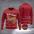 Oh Snap Gingerbread Ugly Christmas Sweater Cute Gingerbread Man Ugly Christmas Sweater