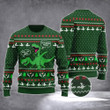Pull My Hair Dirty Dinosaur Ugly Christmas Sweater Funny Mens Christmas Sweater For Adults