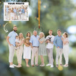 Personalized Christmas Ornaments With Photo Family Ornament With Dog Gifts For Family Members