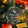 Personalized Baby's First Christmas Ornament 2023 Family Christmas Tree Ornaments