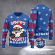 Tacky African American Santa Ugly Christmas Sweater Black Santa Xmas Holiday Sweater