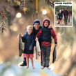 Personalized Photo Fishing Ornament Christmas Tree Ornaments Gifts For Fishing Lovers