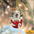 Personalized Great Pyrenees Christmas Ornament Decorations Great Pyrenees Themed Gifts