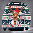 Merry Reindeer Ugly Christmas Sweater Cute Funniest Ugly Christmas Holiday Sweater Gifts