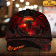 Personalized Dragon 3D Hat Unique Mens Hats Presents For Dragon Lovers