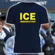 ICE Immigration T-Shirt Support Border Control Lawn Enforcement Shirt Gifts For Men