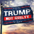 Donald Trump Not Guilty Flag MAGA Flags For Sale Trump Merch 2024 Gifts For Republicans