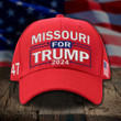 Missouri For Trump 2024 Hat 47 MAGA Caps For Sale Gifts For Trump Supporters