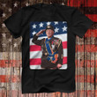 Donald Trump American Flag Shirt Veteran For Trump Vote T-Shirt Clothing
