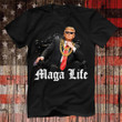 Trump Maga Life T-Shirt Funny Trump Shirt 2024 Gifts For Voters
