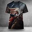 Trump Tee Shirt Patriotic Donald Jr Trump 2024 Merchandise American Flag T-Shirts