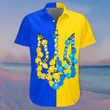 Coat Of Arms Of Ukraine Hawaiian Shirt Ukrainian Flag Apparel Gifts For Dude