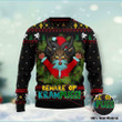 Krampus Sweater Beware Of Krampus Ugly Christmas Sweater Clothing
