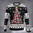 Skull Ugly Christmas Sweater Skull Christmas Tree Horror Sweater Gift For Best Friends