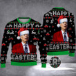 Biden Happy Easter Ugly Christmas Sweater Funny Joe Biden Santa Sweater Best Gifts For 2023