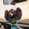 US Marine Corps Eagle American Car Hanging Ornament For Independence Day Car Mirror Hanging