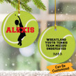 Personalized Tennis Christmas Ornament Wheatland Youth Tennis Team Mizzou Undefeated