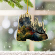 Hiking Boot Christmas Ornament Xmas Tree Decorations Gifts For Hiking Lovers