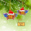 Personalized Hippie Van Ornament Hippie Van Christmas Ornament Christmas Decor 2023