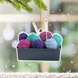 Knitting Christmas Ornament 2023 Christmas Ornaments For Knitters Xmas Tree Decor