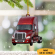 Personalized Semi Truck Christmas Ornament Truck Driver Christmas Ornaments 2023