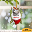 Custom Cat Christmas Ornament Personalized Cat Ornaments Decorating For Christmas