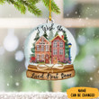 Personalized I Wish You Lived Next Door Ornament Best Friend Ornament Christmas Tree Decor
