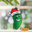 Personalized Pickle Christmas Ornament 2023 Pickle Christmas Tree Ornament Decorations
