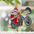 Biker Santa Ornament Funny Christmas Tree Ornament Decoration Gift Ideas