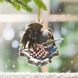 Eagle American Flag These Colors Don't Run Ornament Patriotic Christmas Decorations