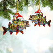 Yellow Perch Fishing Ornament Xmas Tree Decorations Ideas Gifts For Fishing Lovers