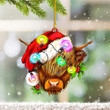 Highland Cow Ornament 2023 Highland Cow Tree Decoration Presents