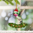 Hummingbird Christmas Ornament Xmas Holiday Tree Hummingbird Hanging Decoration