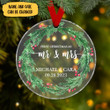 Personalized First Christmas Mr And Mrs Ornament Custom Christmas Ornaments For Couples