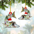 Striper Bass Fishing Ornament Fishing Themed Christmas Ornaments Decorations
