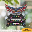 Personalized Police Ornament Eagle Police Car Christmas Ornament 2023 Ideas
