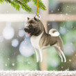 Amerikai Akita Ornament Amerikai Akita Dog Christmas Ornament For Tree Decorations