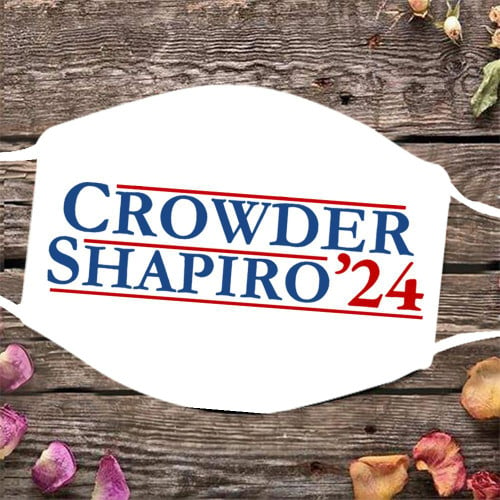 Ben Shapiro 2024 Face Mask Vote For Ben Shapiro Merch For America President 2024 Merch